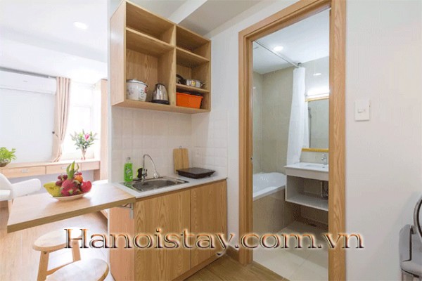 Brand New One Bedroom Apartment Rental in Kim Ma street, Ba Dinh 6