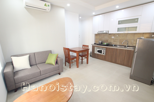 Brand New One Bedroom Apartment Rental in Lieu Giai Street, Ba Dinh 2
