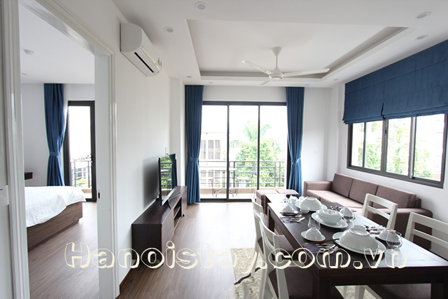 Brand New One Bedroom Apartment Rental in To Ngoc Van street, Tay Ho 1