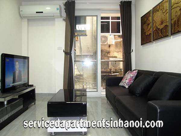 Brand New One Bedroom Apartment Rental in Van Cao Street, Ba Dinh, Cheap Price 2