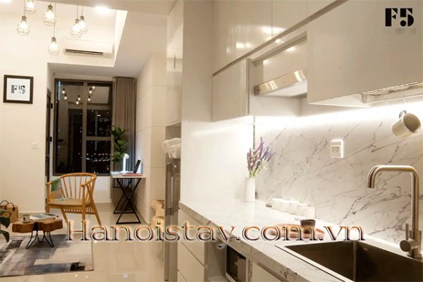 Brand New One Bedroom Apartment Rental in Van Cao street, Ba Dinh District 4