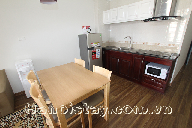 Brand New One Bedroom Apartment rental in Van Cao street, Ba Dinh 3