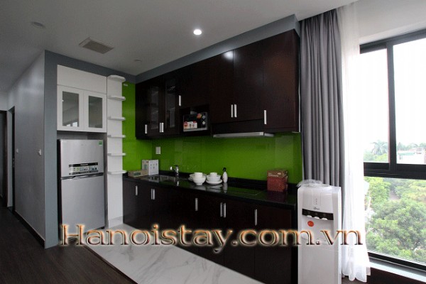 Brand New One Bedroom Apartment Rental Near Xuan Dieu street, Tay Ho, Lovely Balcony 3
