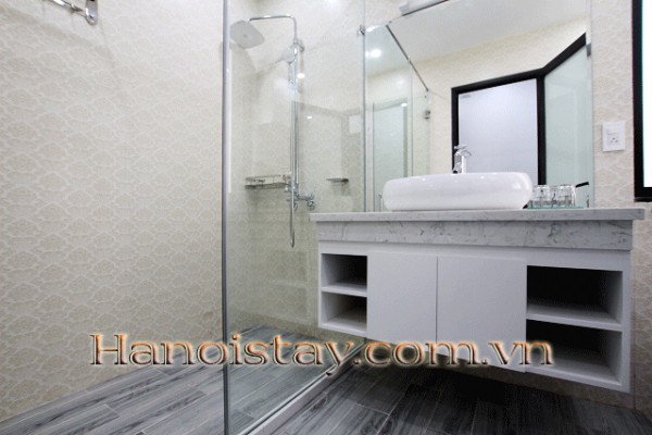 Brand New One Bedroom Apartment Rental Near Xuan Dieu street, Tay Ho, Lovely Balcony 5