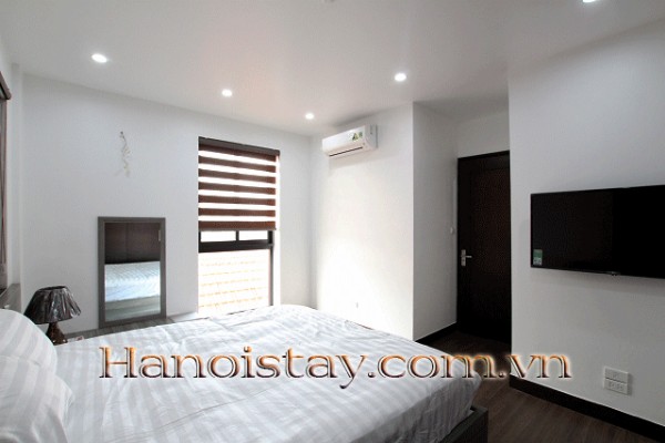 Brand New One Bedroom Apartment Rental Near Xuan Dieu street, Tay Ho, Lovely Balcony 9