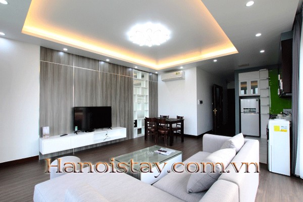 Brand New One Bedroom Apartment Rental Near Xuan Dieu street, Tay Ho, Lovely Balcony 11
