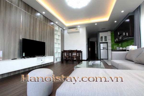 Brand New One Bedroom Apartment Rental Near Xuan Dieu street, Tay Ho, Lovely Balcony 12