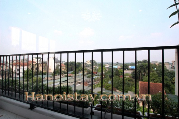 Brand New One Bedroom Apartment Rental Near Xuan Dieu street, Tay Ho, Lovely Balcony 13