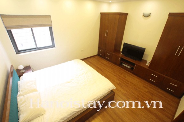 Brand new one bedroom flat rental in Van Cao, Ba Dinh, Quiet area, Car access 2
