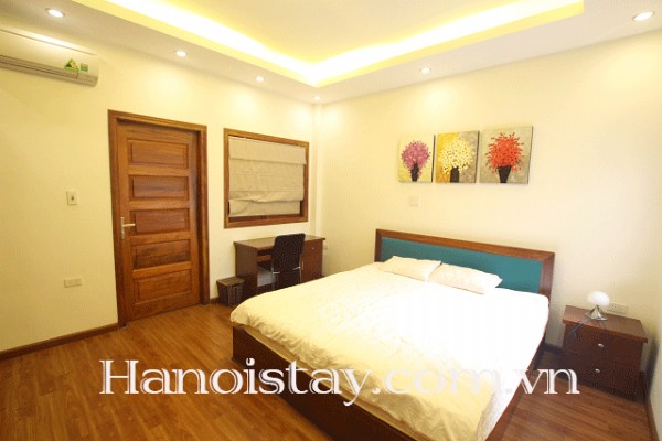 Brand new one bedroom flat rental in Van Cao, Ba Dinh, Quiet area, Car access 3