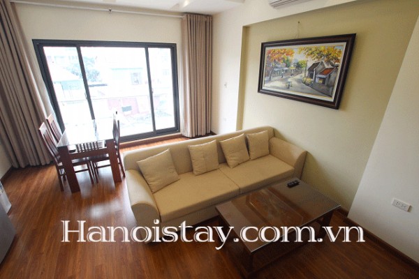 Brand new one bedroom flat rental in Van Cao, Ba Dinh, Quiet area, Car access 4