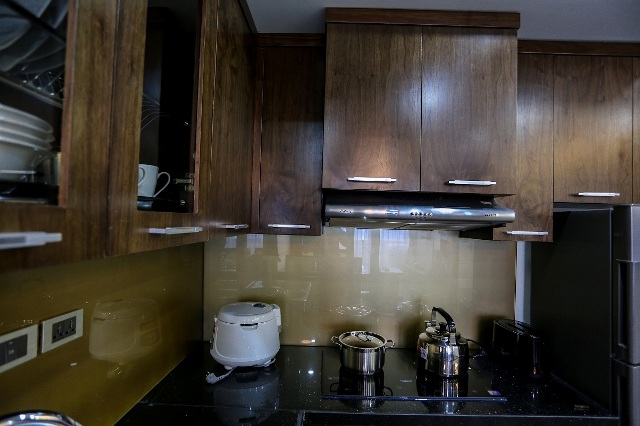 Brand New Serviced apartment for rent in Cau Giay, two beds, wooden floor 4