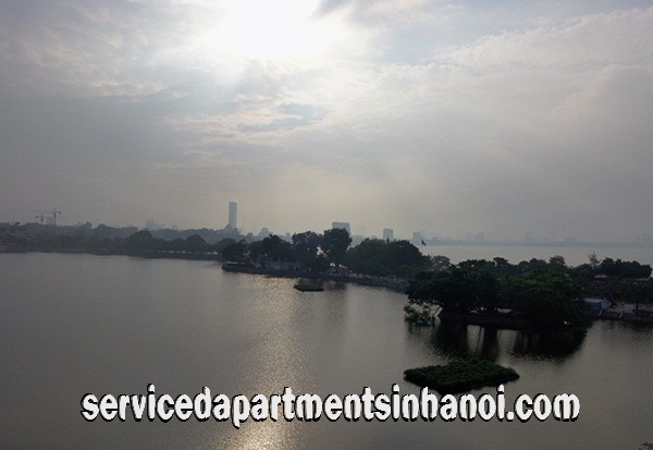 Brand New Two Bedroom Apartment in Truc Bach area for rent, Lakeview & Balcony 1