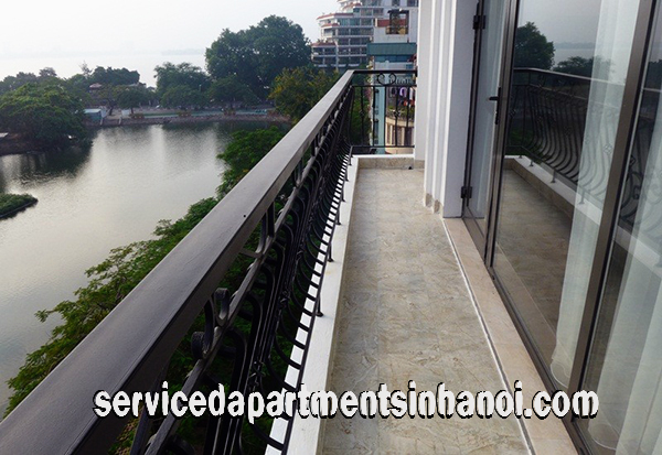 Brand New Two Bedroom Apartment in Truc Bach area for rent, Lakeview & Balcony 2