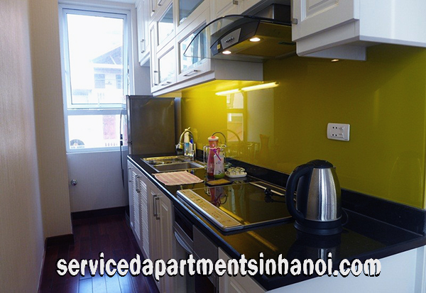 Brand New Two Bedroom Apartment in Truc Bach area for rent, Lakeview & Balcony 5