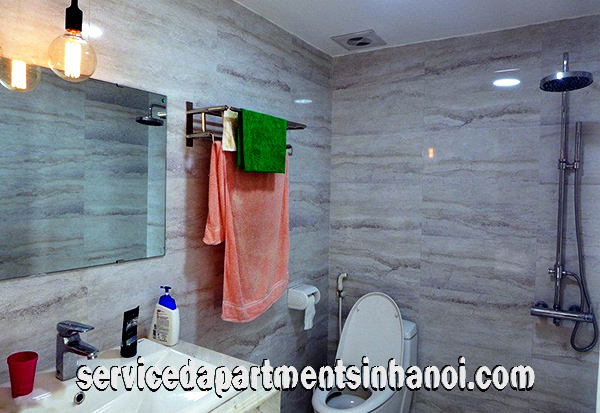 Brand New Two Bedroom Apartment in Truc Bach area for rent, Lakeview & Balcony 9