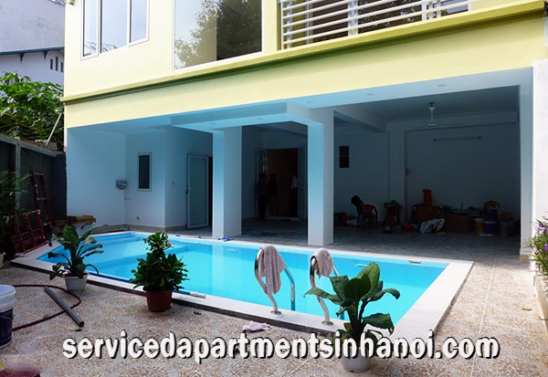 Brand New Villa For rent in Tay Ho street, Awesome Swimming Pool 4