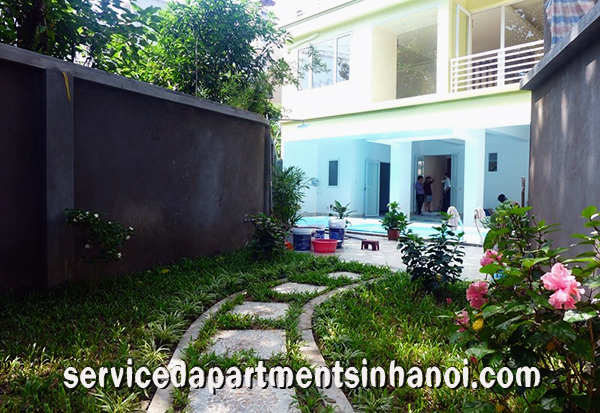 Brand New Villa For rent in Tay Ho street, Awesome Swimming Pool 5