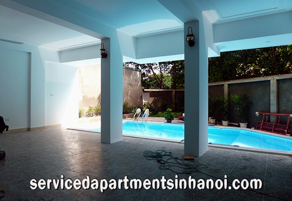 Brand New Villa For rent in Tay Ho street, Awesome Swimming Pool 7