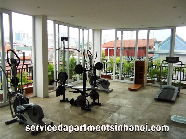 Bright and High Quality Serviced Apartment Rental in Dao Tan, Ba Dinh 3