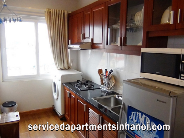 Bright and High Quality Serviced Apartment Rental in Dao Tan, Ba Dinh 9