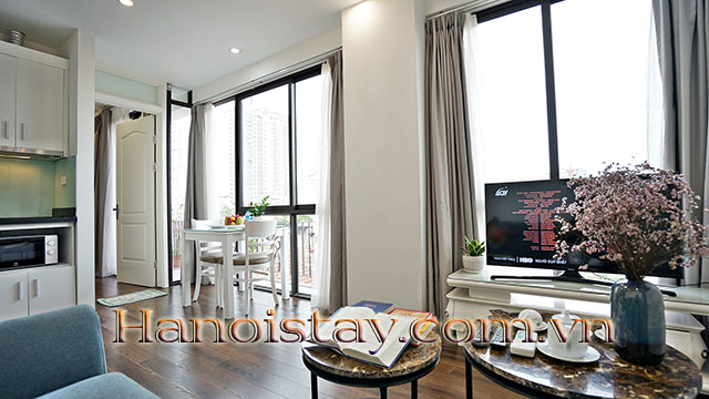 *Bright and Modern Staycious Flat for rent in To Ngoc Van street, Tay Ho* 5