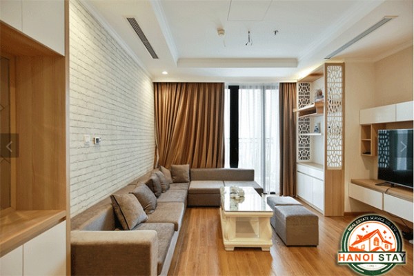 Bright and Modern Three Bedroom Apartment Rental in HongKong Tower, Hanoi 3