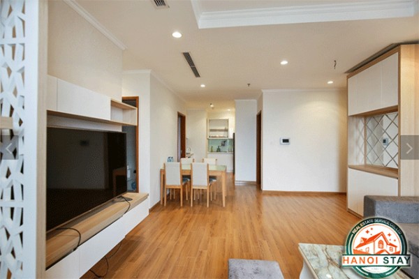 Bright and Modern Three Bedroom Apartment Rental in HongKong Tower, Hanoi 4