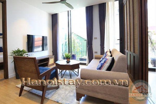 Bright And Mordern 2 Bedroom Apartment Rental In Ton That Thiep Str, Hoan Kiem 3