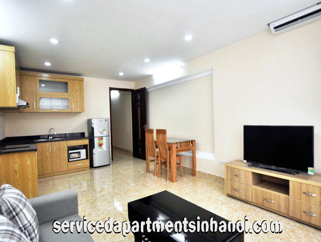 Bright and New One Bedroom Apartment Rental in Van Cao street, Ba Dinh 3