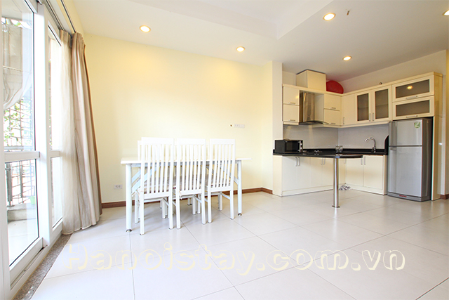 Bright and Spacious One Bedroom Apartment Rental in Hanoi Center 2