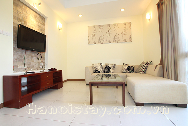 Bright and Spacious One Bedroom Apartment Rental in Hanoi Center 3
