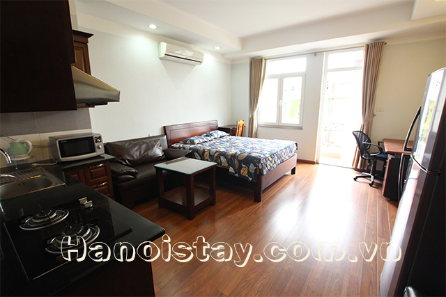 Bright Apartment Rental in Cat Linh Street, Dong Da, Nice Balcony 3