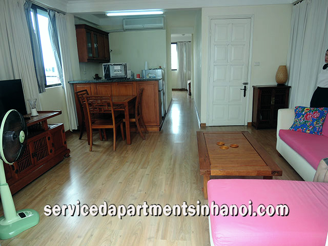 Bright Apartment With Balcony For rent in Nguyen Khac Hieu str, Truc Bach Area 1