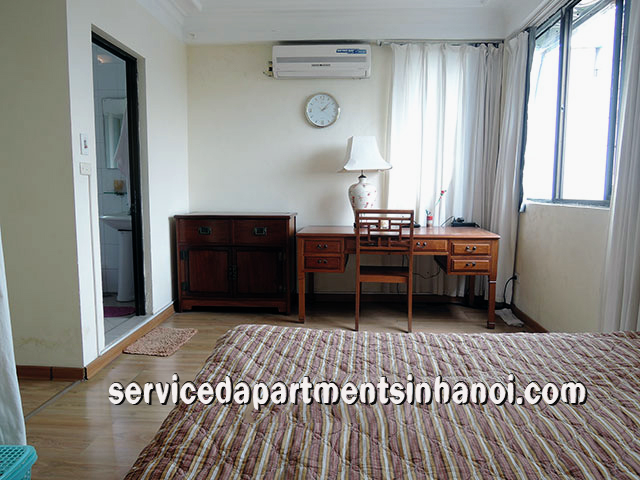 Bright Apartment With Balcony For rent in Nguyen Khac Hieu str, Truc Bach Area 12
