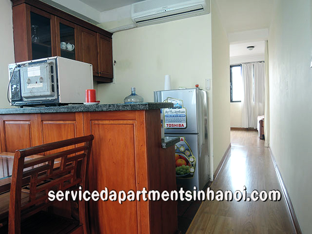 Bright Apartment With Balcony For rent in Nguyen Khac Hieu str, Truc Bach Area 8