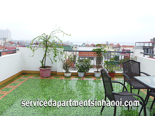 Bright Modern Apartment with Big Balcony For rent in Dang Thai Mai str, Tay Ho 1