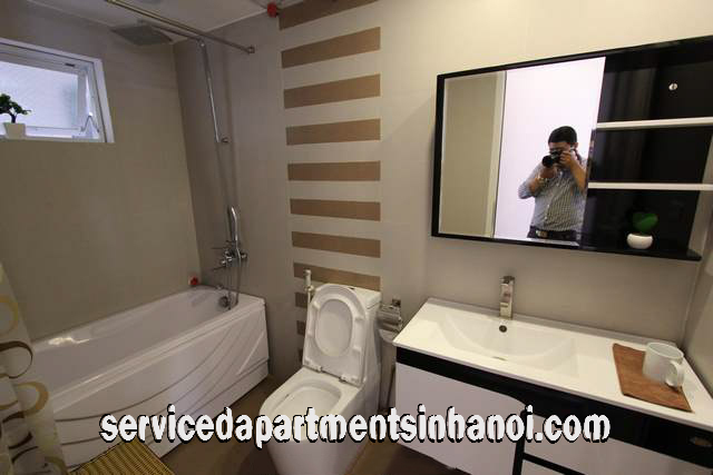 Bright Modern One Bedroom Apartment For Rent in Dao Tan street, Ba Dinh 8