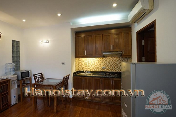 Bright & Modern One Bedroom Apartment Rental in Truc Bach Area, Ba Dinh 2