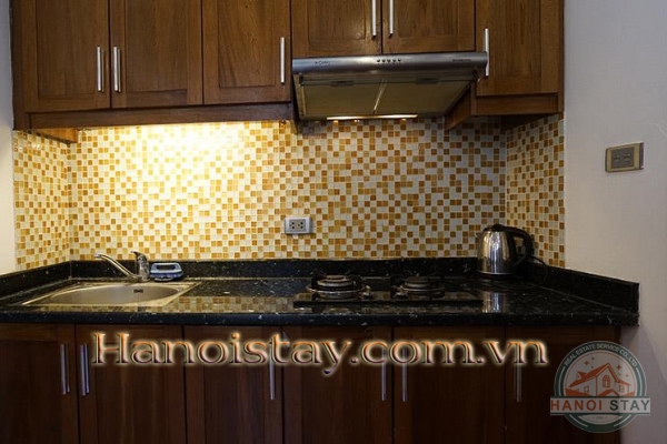 Bright & Modern One Bedroom Apartment Rental in Truc Bach Area, Ba Dinh 4