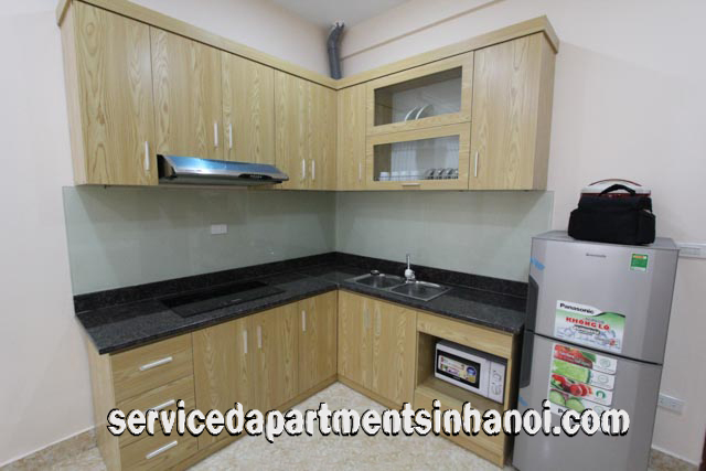 Bright Modern One Bedroom Apartment Rental in Van Cao Str, Ba Dinh 4
