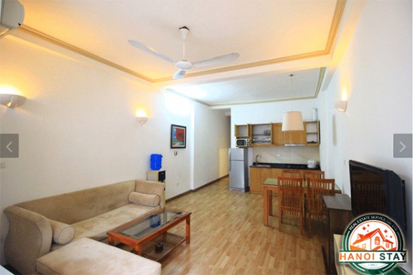 Bright One Bedroom Apartment for rent in Linh Lang, Ba Dinh 2