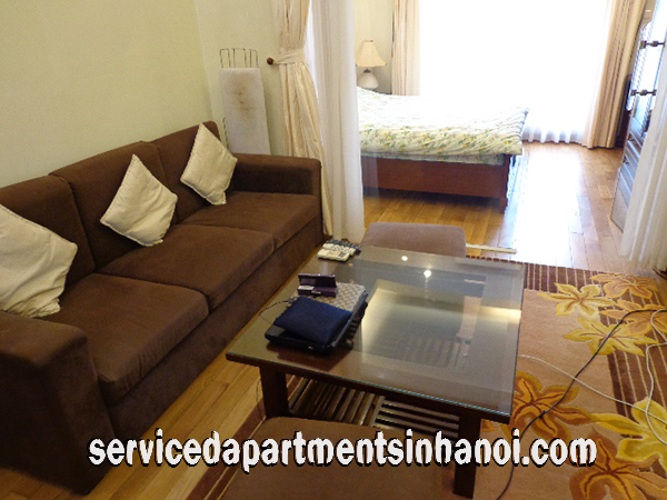 Bright One Bedroom Apartment for rent Near Phan Boi Chau street, Hoan Kiem 2
