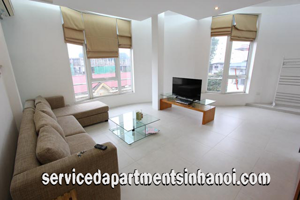Bright One Bedroom Apartment Rental in Nguyen Truong To street, Ba Dinh 1