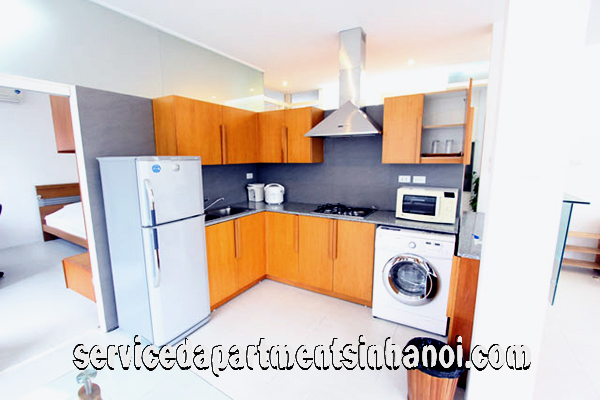 Bright One Bedroom Apartment Rental in Nguyen Truong To street, Ba Dinh 4