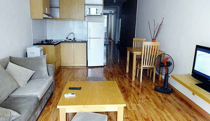 Bright One Bedroom Apartment With Balcony Rental in Hai Ba Trung, Hanoi 3