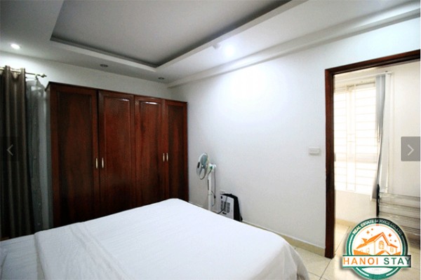 Bright One Bedroom Apartment with Balcony Rental in Ngoc Ha Str, Ba Dinh 6