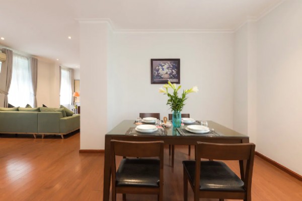 Bright serviced apartment for rent near Cua Nam str, Hoan Kiem 1