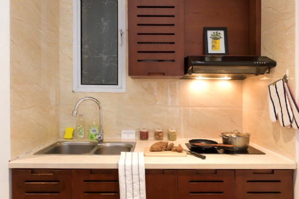 Bright serviced apartment for rent near Cua Nam str, Hoan Kiem 8