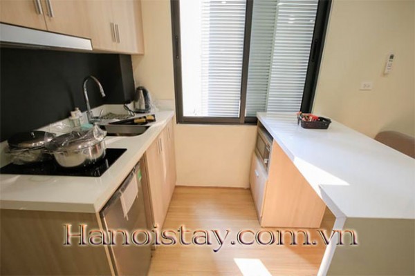 Bright studio for rent in Ngoc Ha str, Ba Dinh, near Bach Thao park 6
